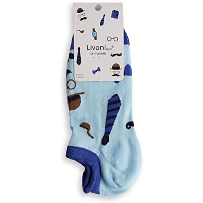 Livoni Gentleman-Low Enkelsokken 35-38, Meerkleurig, S, Meerkleurig, Small Livoni Gentleman-Low Enkelsokken 35-38, Meerkleurig, S, Meerkleurig, Small
