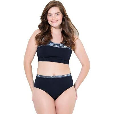 Ulla Popken Dames grote maten plus size bedrukte slip, marineblauw, 42-44 Ulla Popken Dames grote maten plus size bedrukte slip, marineblauw, 42-44