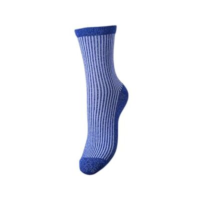 PIECES Pcsebby Glitter Long Stripe Sock Bc Noos, surf The Web, Eén Maat PIECES Pcsebby Glitter Long Stripe Sock Bc Noos, surf The Web, Eén Maat