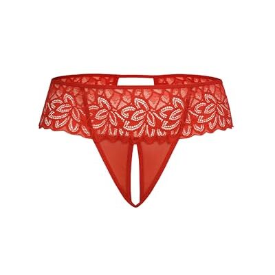 Teyli Dames string onderbroek mesh ondergoed Rosu, zwart, S Teyli Dames string onderbroek mesh ondergoed Rosu, zwart, S