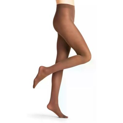 FALKE Pure Matt 50 Den W Ti Halb-blickdicht Einfarbig panty voor dames, grijze chocolade 5080, L FALKE Pure Matt 50 Den W Ti Halb-blickdicht Einfarbig panty voor dames, grijze chocolade 5080, L