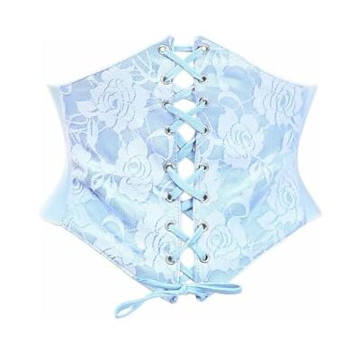 Daisy Tech Lavish Lt Blue Lace Corsage riem Cincher korset, blauw, medium Daisy Tech Lavish Lt Blue Lace Corsage riem Cincher korset, blauw, medium