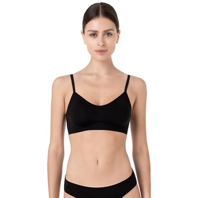Lovable Bralette beha zonder beugel met uitneembare cups van microvezel, maximale onzichtbaarheid, tweede huid, onzichtbare fusion, dames Lovable Bralette beha zonder beugel met uitneembare cups van microvezel, maximale onzichtbaarheid, tweede huid, onzichtbare fusion, dames