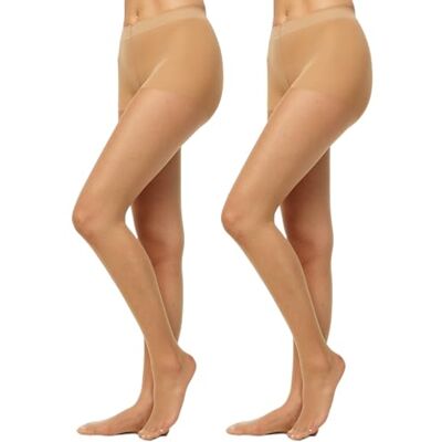 Nur Die Goodbye panty met 20 denier, voorkomt loopmazen, transparant, matte look, duurzaam voor dames, amandel, L Nur Die Goodbye panty met 20 denier, voorkomt loopmazen, transparant, matte look, duurzaam voor dames, amandel, L