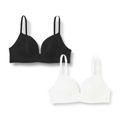 DIM Beha (2 stuks) voor meisjes, Zwart/Wit, 70B DIM Beha (2 stuks) voor meisjes, Zwart/Wit, 70B