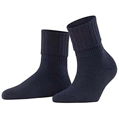 FALKE Dames Sokken Striggings Rib W So wol eenkleurig 1 paar, Blauw Dark Navy 6379, 35-38 FALKE Dames Sokken Striggings Rib W So wol eenkleurig 1 paar, Blauw Dark Navy 6379, 35-38