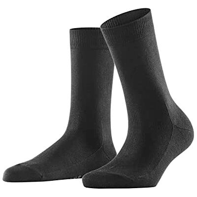 FALKE Dames Sokken Family W So katoen eenkleurig 1 paar, Zwart Black 3009, 35-38 FALKE Dames Sokken Family W So katoen eenkleurig 1 paar, Zwart Black 3009, 35-38