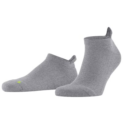 FALKE Uniseks-volwassene Korte sokken Cool Kick Sneaker U Sn functioneel materiaal kort eenkleurig 1 paar, Grijs Light Grey Melange 3775, 37-38 FALKE Uniseks-volwassene Korte sokken Cool Kick Sneaker U Sn functioneel materiaal kort eenkleurig 1 paar, Grijs Light Grey Melange 3775, 37-38