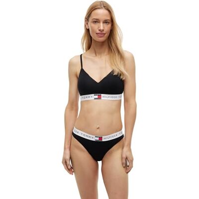 Tommy Hilfiger Push-up voor dames, Zwart (zwart), XL Tommy Hilfiger Push-up voor dames, Zwart (zwart), XL