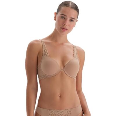 Dagi Lace Gedetailleerde Premium Basic Filled BH, ondoorzichtig, huidskleur, 36C voor dames, Kleur: vlees., 36C Dagi Lace Gedetailleerde Premium Basic Filled BH, ondoorzichtig, huidskleur, 36C voor dames, Kleur: vlees., 36C