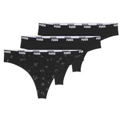 PUMA Strings voor dames (set van 3) M, Black Combo PUMA Strings voor dames (set van 3) M, Black Combo