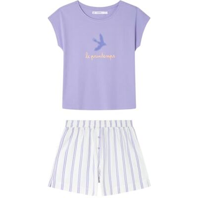 women'secret 3599187 damespyjama, violet, XS, Paars, XS women'secret 3599187 damespyjama, violet, XS, Paars, XS