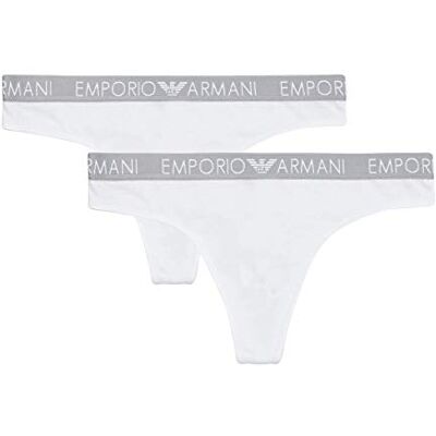 Giorgio Armani Damesondergoed (set van 2), wit/wit, L Giorgio Armani Damesondergoed (set van 2), wit/wit, L