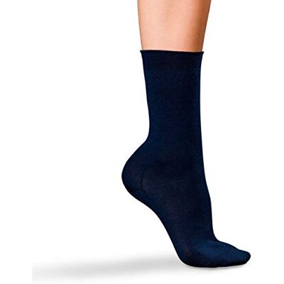 FALKE Dames Sokken No. 1 Finest W So kasjmier eenkleurig 1 paar, Blauw Marine 6129, 35-36 FALKE Dames Sokken No. 1 Finest W So kasjmier eenkleurig 1 paar, Blauw Marine 6129, 35-36
