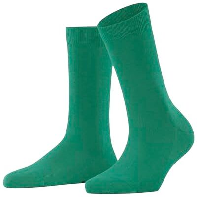 FALKE Dames Sokken Family W So katoen eenkleurig 1 paar, Groen Tourmaline 7618, 35-38 FALKE Dames Sokken Family W So katoen eenkleurig 1 paar, Groen Tourmaline 7618, 35-38