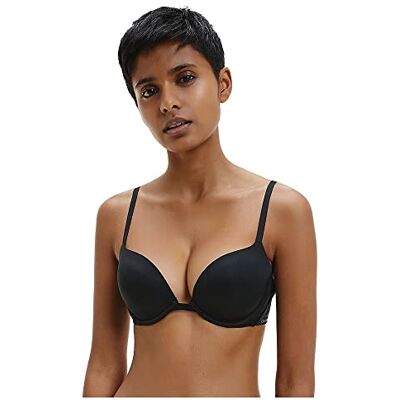 Calvin Push Up Plunge 000QF5613E, dames, zwart (zwart), 36D, Zwart (zwart), 75D Calvin Push Up Plunge 000QF5613E, dames, zwart (zwart), 36D, Zwart (zwart), 75D
