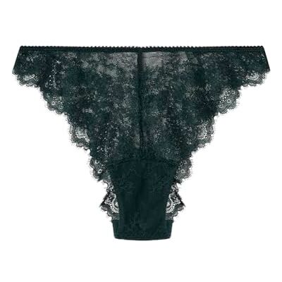 women'secret Dames Slip Party Lace Slipje, Groen, S women'secret Dames Slip Party Lace Slipje, Groen, S