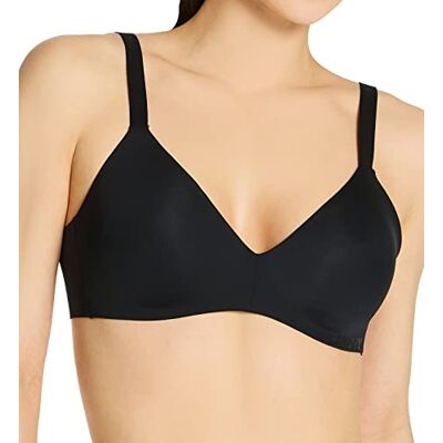 DKNY Modern Lace Unlined halve beha mand dames, Zwart, 65D DKNY Modern Lace Unlined halve beha mand dames, Zwart, 65D