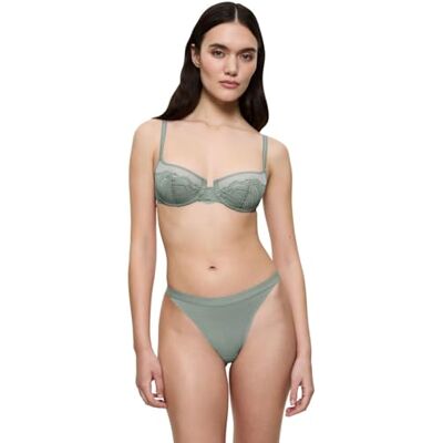 Triumph Smart Natural Brazilian string ondergoed voor dames, Grigio Medio, 1 Triumph Smart Natural Brazilian string ondergoed voor dames, Grigio Medio, 1