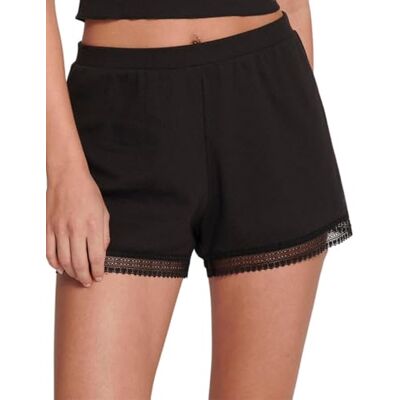 Sloggi Dames GO Ribbed Short Pyjamabroekje, zwart, XL Sloggi Dames GO Ribbed Short Pyjamabroekje, zwart, XL