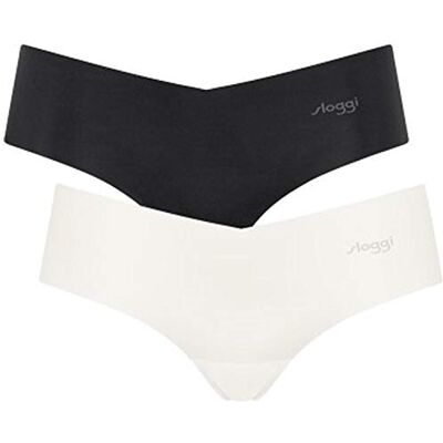 Sloggi Dames Zero Microfiber Hipster C2P Hipster, Black Combination, XL Sloggi Dames Zero Microfiber Hipster C2P Hipster, Black Combination, XL