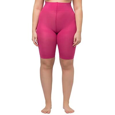 Ulla Popken Dameskous, 80 denier, dijbeenbescherming, knielange wieler, 80den, fuchsia roze, 50/52, Fuchsia pink., 50-52 Ulla Popken Dameskous, 80 denier, dijbeenbescherming, knielange wieler, 80den, fuchsia roze, 50/52, Fuchsia pink., 50-52