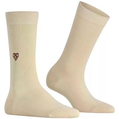 Burlington Dames Sokken Brit Style W So katoen gedessineerd 1 paar, Beige Cream 4011, 36-41 Burlington Dames Sokken Brit Style W So katoen gedessineerd 1 paar, Beige Cream 4011, 36-41