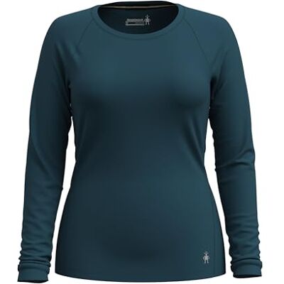 Smartwool Classic All-Season Merino Basislaag-Top voor dames Twilight Blue XS Smartwool Classic All-Season Merino Basislaag-Top voor dames Twilight Blue XS