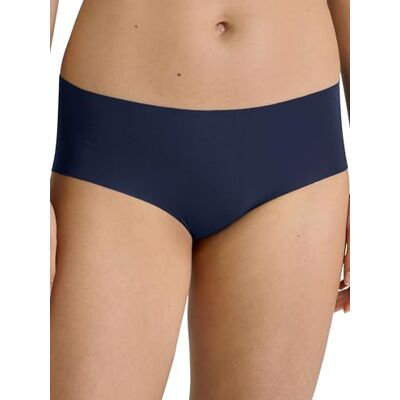 CALIDA Natural Skin Seamless-Panty voor dames, naadloos, zacht op de huid, temperatuurregulerend en sneldrogend, Peacoat Blue., 48-50 CALIDA Natural Skin Seamless-Panty voor dames, naadloos, zacht op de huid, temperatuurregulerend en sneldrogend, Peacoat Blue., 48-50