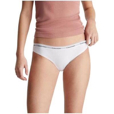 Calvin Dames bikini vorm slip stretch katoen Pack van 3, Wit (wit/wit/wit), M Calvin Dames bikini vorm slip stretch katoen Pack van 3, Wit (wit/wit/wit), M