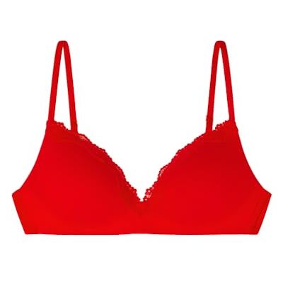 women'secret Cotton Daily Xmas Collection damesbeha, driehoekig, rood, 90C women'secret Cotton Daily Xmas Collection damesbeha, driehoekig, rood, 90C