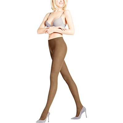FALKE Dames Matt Deluxe 30 DEN panty transparant mat scheurvast drukvrije brede comfortabele tailleband fijne panty licht versterkte teen en fijne naad fijn zacht materiaal 1 stuk, bruin (Toffee FALKE Dames Matt Deluxe 30 DEN panty transparant mat scheurvast drukvrije brede comfortabele tailleband fijne panty licht versterkte teen en fijne naad fijn zacht materiaal 1 stuk, bruin (Toffee