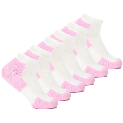 Thorlos Sokken voor dames, Roze (6 paar), Large Thorlos Sokken voor dames, Roze (6 paar), Large
