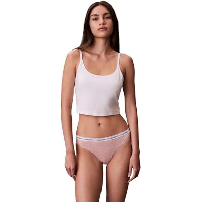 Calvin Vrouwen Bikini Shape Slips met Kant, Roze (ingetogen), XL Calvin Vrouwen Bikini Shape Slips met Kant, Roze (ingetogen), XL