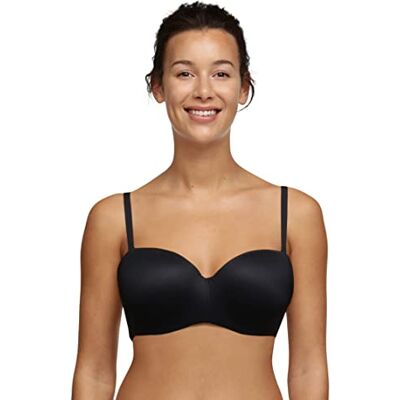Chantelle Dames Norah Strapless BH, Zwart, 70B Chantelle Dames Norah Strapless BH, Zwart, 70B