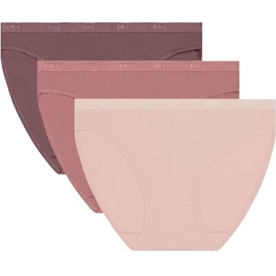 DIM Dames Les Pockets Eco Comfortabele Katoenen X3 Slips, Blauw/Roze/Wit, S EU, blauw/roze/wit, S DIM Dames Les Pockets Eco Comfortabele Katoenen X3 Slips, Blauw/Roze/Wit, S EU, blauw/roze/wit, S