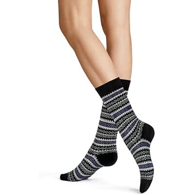 Hudson Dames Sok Fancy Nordic Fashion Zwart 35-38, zwart, 35-38 EU Hudson Dames Sok Fancy Nordic Fashion Zwart 35-38, zwart, 35-38 EU