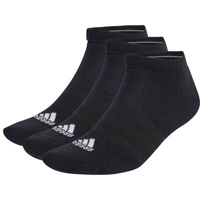 adidas Uniseks-Volwassen Invisible Sokken/Sneakersokken, Black/White, XS adidas Uniseks-Volwassen Invisible Sokken/Sneakersokken, Black/White, XS