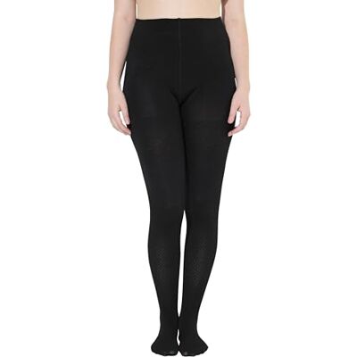 Ulla Popken Dames grote maten grote maten plus size thermo-panty patroon, thermofleece 833808, zwart, 50-52 Ulla Popken Dames grote maten grote maten plus size thermo-panty patroon, thermofleece 833808, zwart, 50-52