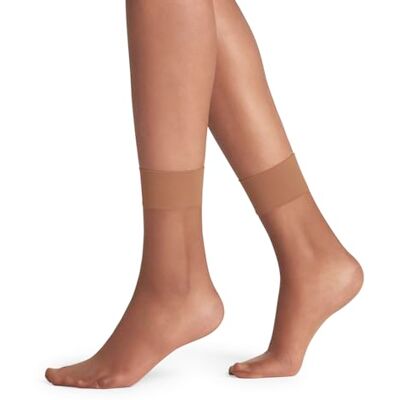FALKE Dames Sokken Shelina 12 DEN W So ultra transparent eenkleurig 1 paar, Bruin Hazel 5187, 35-38 FALKE Dames Sokken Shelina 12 DEN W So ultra transparent eenkleurig 1 paar, Bruin Hazel 5187, 35-38