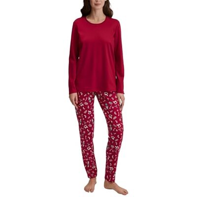 CALIDA damespyjama, deep red, 40-42 CALIDA damespyjama, deep red, 40-42
