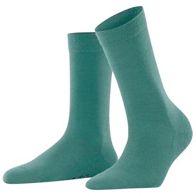 FALKE Dames Sokken Softmerino W SO Wol Katoen eenkleurig 1 Paar, Groen (Fjord 7475), 35-36 FALKE Dames Sokken Softmerino W SO Wol Katoen eenkleurig 1 Paar, Groen (Fjord 7475), 35-36