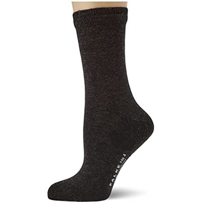FALKE Dames Sokken No. 4 W So zijde kameelhaar eenkleurig 1 paar, Grijs Anthracite Melange 3089, 37-38 FALKE Dames Sokken No. 4 W So zijde kameelhaar eenkleurig 1 paar, Grijs Anthracite Melange 3089, 37-38