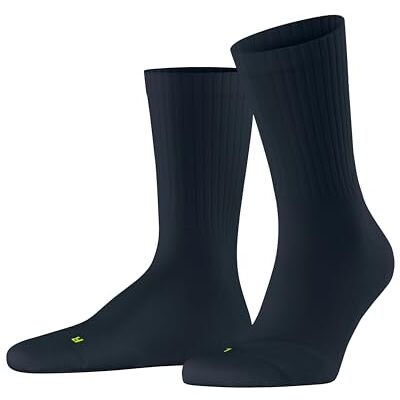 FALKE Unisex sokken Run Rib Crew U So katoen functioneel materiaal effen 1 paar, blauw marine 6120, 37-38 FALKE Unisex sokken Run Rib Crew U So katoen functioneel materiaal effen 1 paar, blauw marine 6120, 37-38