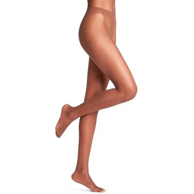 FALKE Dames Panty Shelina 12 DEN W Ti ultra transparent eenkleurig 1 paar, Bruin Hazel 5187, S-M FALKE Dames Panty Shelina 12 DEN W Ti ultra transparent eenkleurig 1 paar, Bruin Hazel 5187, S-M