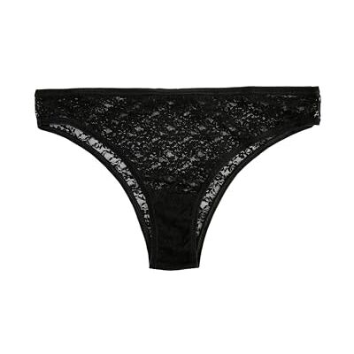 Koton Braziliaanse slipjes met normale taille voor dames, Zwart(999), L Koton Braziliaanse slipjes met normale taille voor dames, Zwart(999), L