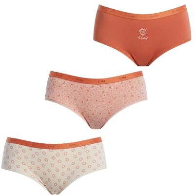 DIM Boxer Femme Les Pockets Coton Couleurs & Motieven x3 DIM Boxer Femme Les Pockets Coton Couleurs & Motieven x3