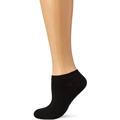 Camano Enkelsokken voor dames (set van 2), zwart (black 0005), 39-42 EU Camano Enkelsokken voor dames (set van 2), zwart (black 0005), 39-42 EU