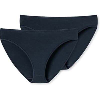 Uncover by Schiesser Damesondergoed (verpakking van 2 stuks), donkerblauw, 3XL Uncover by Schiesser Damesondergoed (verpakking van 2 stuks), donkerblauw, 3XL