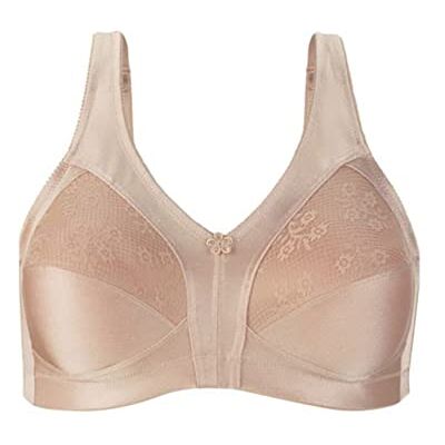 EXQUISITE FORM Women's Intimate Apparel Lace Camisole Strap Bra, Rose Beige, 42D US EXQUISITE FORM Women's Intimate Apparel Lace Camisole Strap Bra, Rose Beige, 42D US